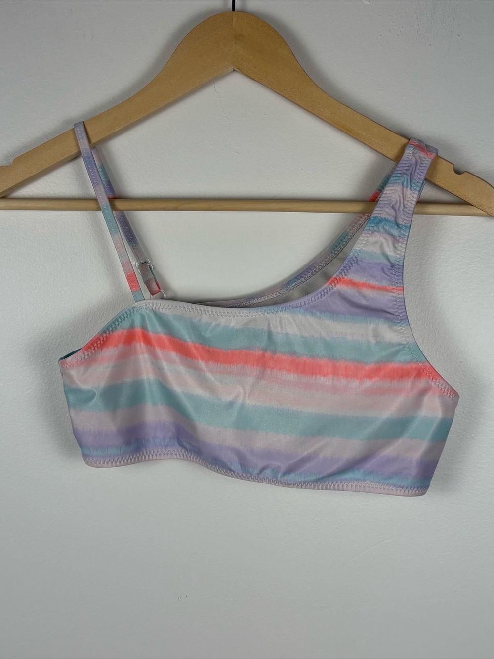 Lucky Brand Girls’ Tie-Dye Bikini Swimsuit UPF 50+ Size XL (16), Beach, Pool,